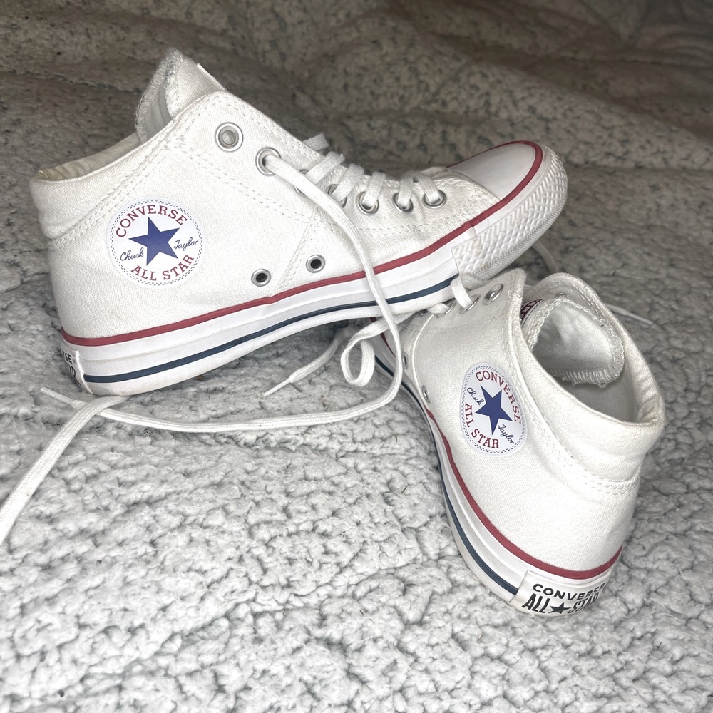 WOMEN'S CONVERSE ALL STAR MADISON MID-TOP SNEAKERS size 7 white